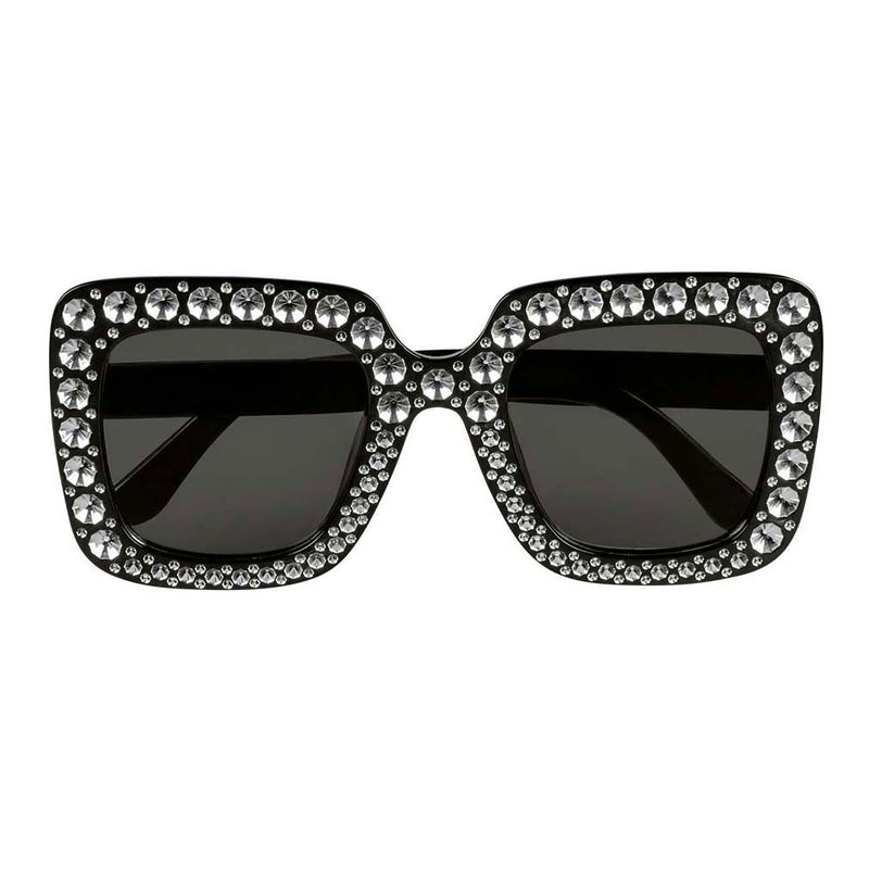 Load image into Gallery viewer, Boland partybril bling bling zwart