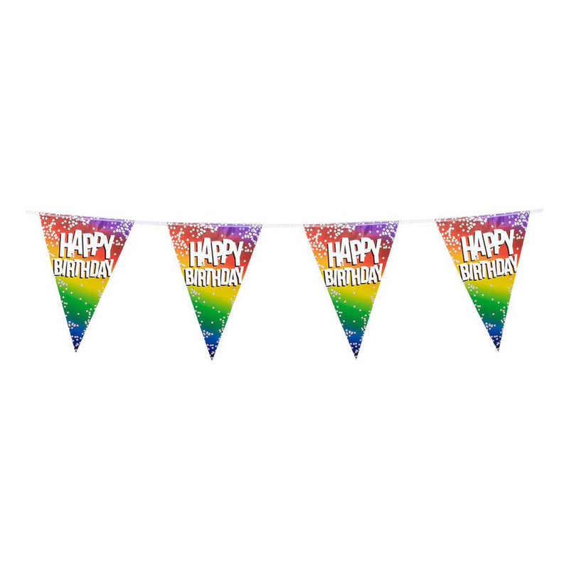 Load image into Gallery viewer, Boland vlaggenlijn happy birthday, 6m