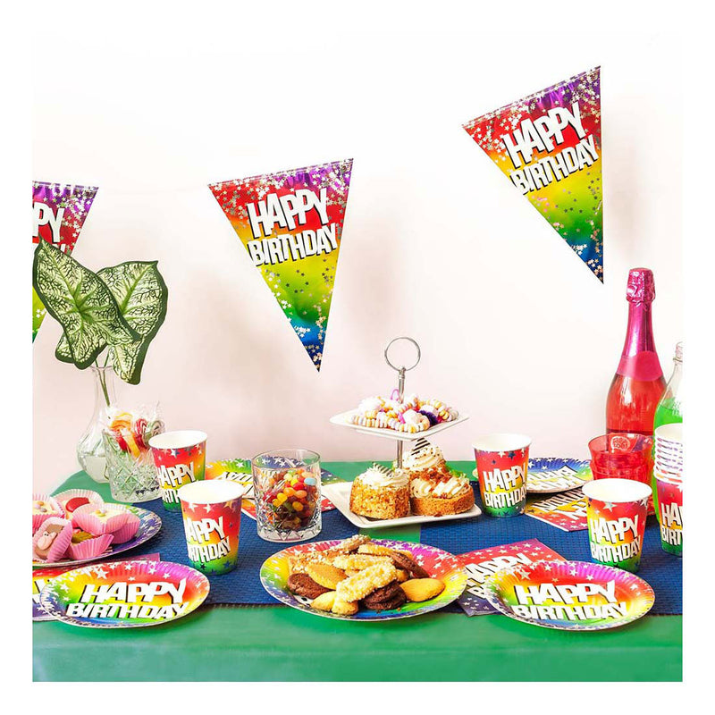 Load image into Gallery viewer, Boland vlaggenlijn happy birthday, 6m