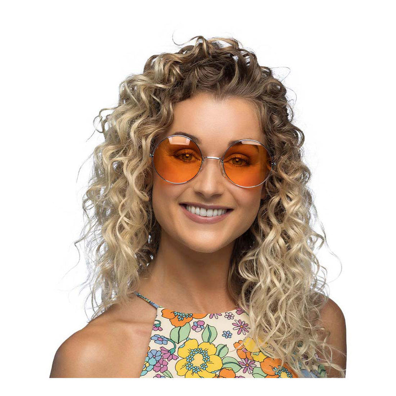 Load image into Gallery viewer, Boland partybril hippie xl oranje