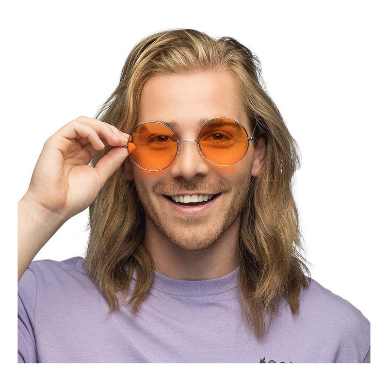 Load image into Gallery viewer, Boland partybril hippie xl oranje