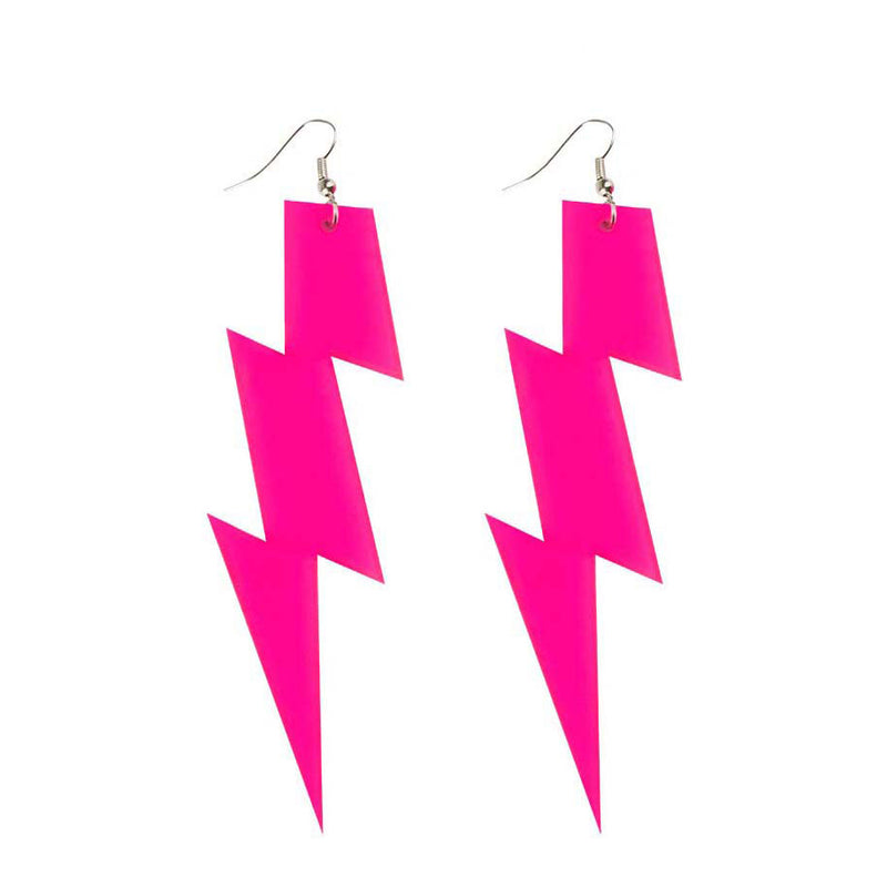 Load image into Gallery viewer, Boland oorbellen flash neon roze