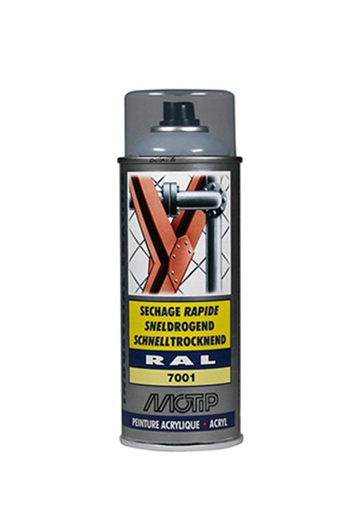 Load image into Gallery viewer, Motip industrial acryllak hoogglans ral 7001 zilvergrijs - 400 ml