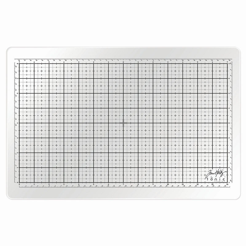Load image into Gallery viewer, Tonic studios • tim holtz travel glass studio mat white