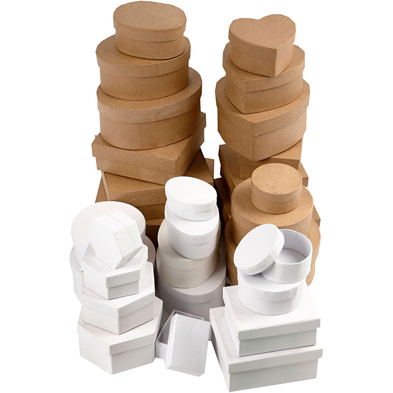 Load image into Gallery viewer, Creativ company https: www.cchobby.nl dozen-afm-6-5-18-cm-bruin-wit-30-stuk-1-set
