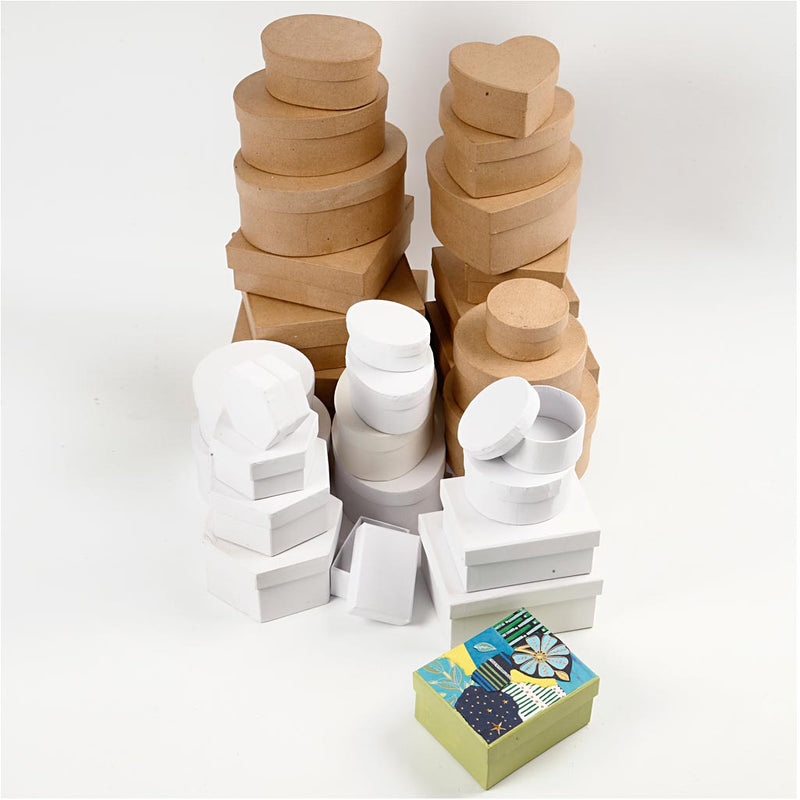 Load image into Gallery viewer, Creativ company https: www.cchobby.nl dozen-afm-6-5-18-cm-bruin-wit-30-stuk-1-set