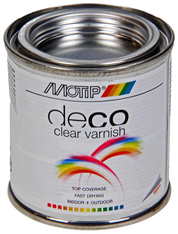 Load image into Gallery viewer, Motip 1051861 - bl. clear varnish alkyd hg kwastblik 100 cc | 1 stuks