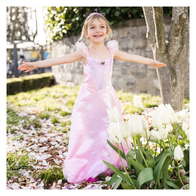 Load image into Gallery viewer, Great pretenders - verkleedjurk prinses roze - 5-6 jaar