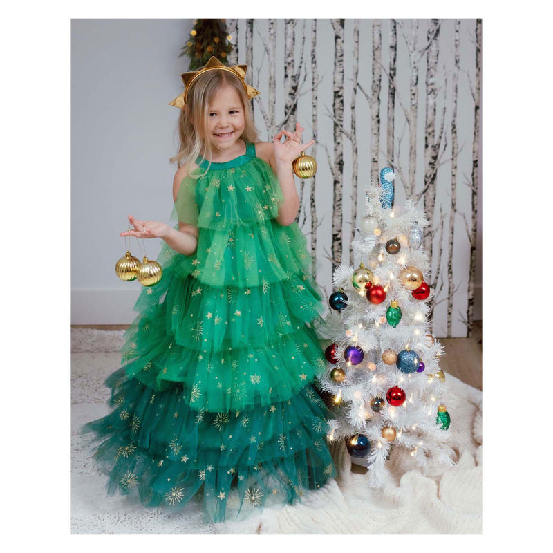 Load image into Gallery viewer, Great pretenders kerstboomjurk met haarband - 5-6 jaar