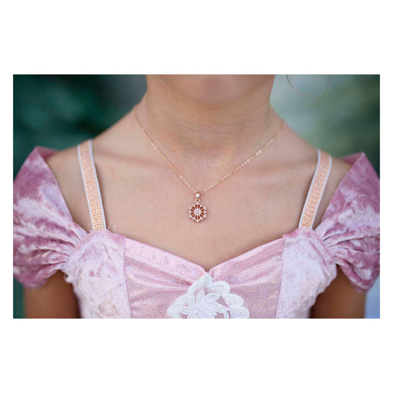 Load image into Gallery viewer, Great pretenders snowflake ketting en ring set - 2st.