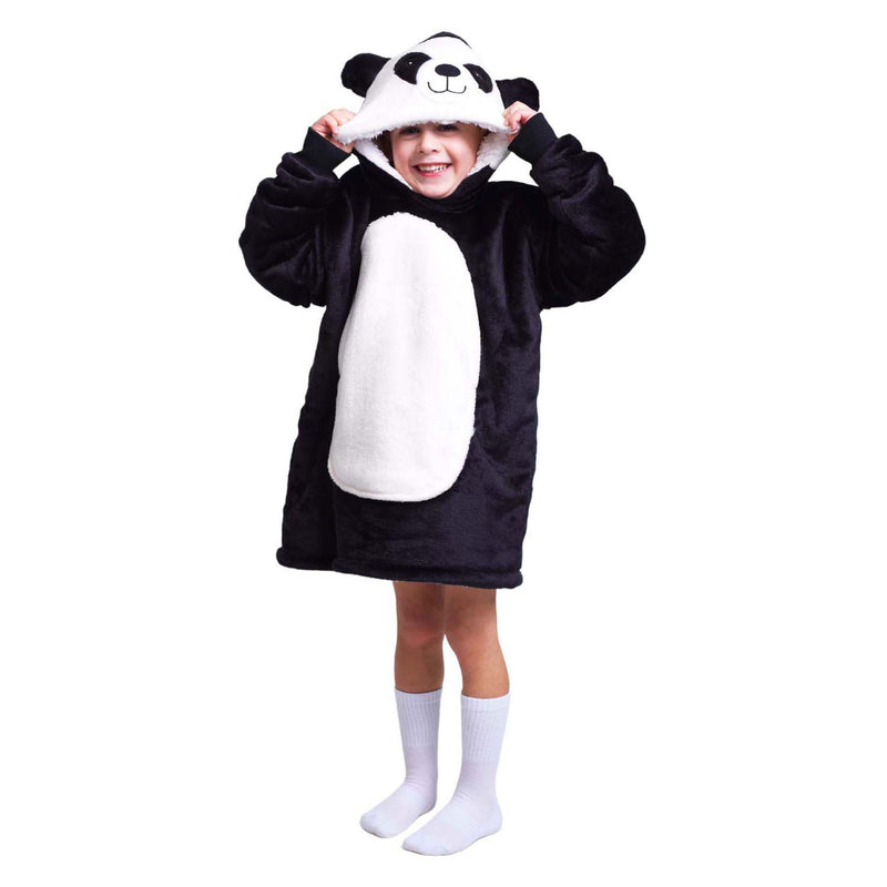 Load image into Gallery viewer, Noxxiez knuffel hoodie small trui panda, 3-6 jaar