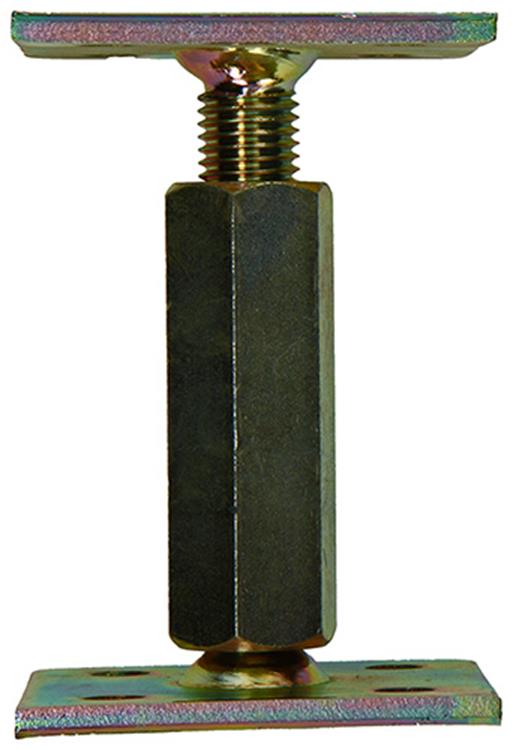 Load image into Gallery viewer, 1056487 - paalhouder in hoogte verstelb.90 x 90 hoogte 100 - 170mm | 2 stuks