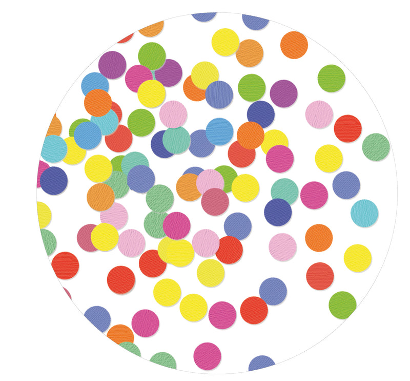 Load image into Gallery viewer, Haza witbaard uitnodigingen confetti, 6st.