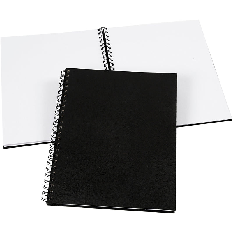 Afbeelding laden in galerijviewer, Https: www.cchobby.nl notitieboek-afm-23x30-5-cm-120-gr-zwart-1-stuk