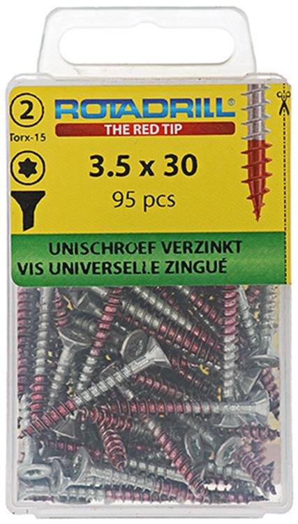 Load image into Gallery viewer, Rotadrill 1039929 - universeelschroef vktx vz 3.5x30mm (95) | 6 stuks