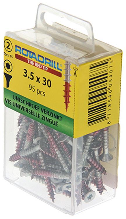 Load image into Gallery viewer, Rotadrill 1039929 - universeelschroef vktx vz 3.5x30mm (95) | 6 stuks