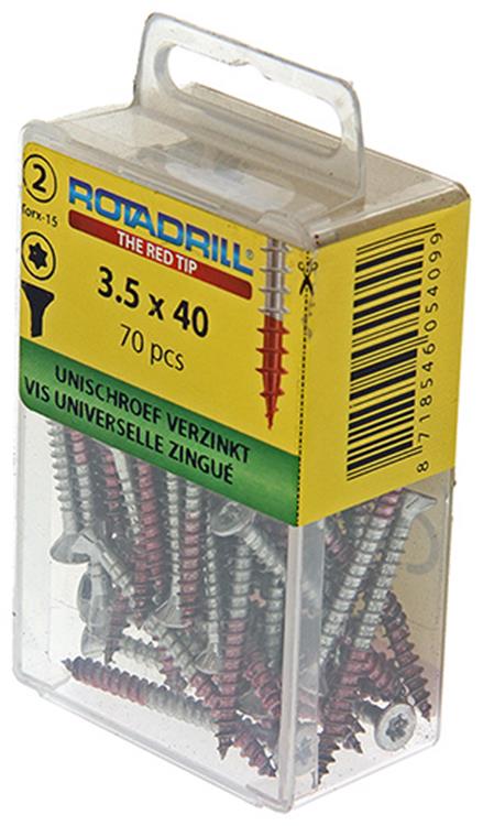 Load image into Gallery viewer, Rotadrill 1039931 - universeelschroef vktx vz 3.5x40mm (70) | 6 stuks