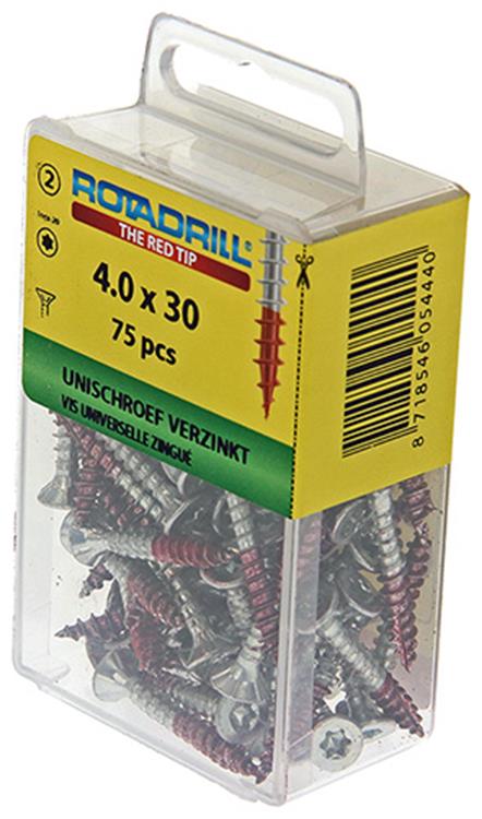 Load image into Gallery viewer, Rotadrill 1039935 - universeelschroef vktx vz 4.0x30mm (75) | 6 stuks