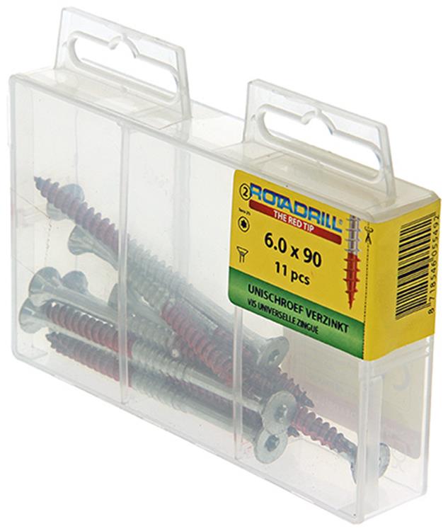 Load image into Gallery viewer, Rotadrill 1039956 - universeelschroef vktx vz 6.0x90mm (11) | 6 stuks