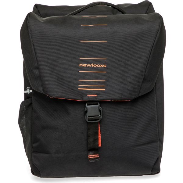 Load image into Gallery viewer, Burgers - new looxs tas new looxs vigo dubbel | zwart oranje | mik 2.0 | 40l