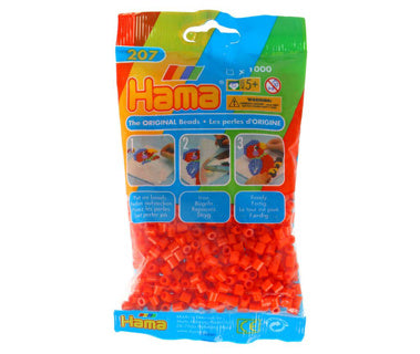 Load image into Gallery viewer, Hama strijkkralen oranje 1000 stuks