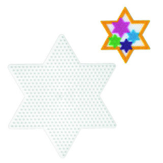 Load image into Gallery viewer, Hama strijkkralen grondplaat ster groot | 5 stuks