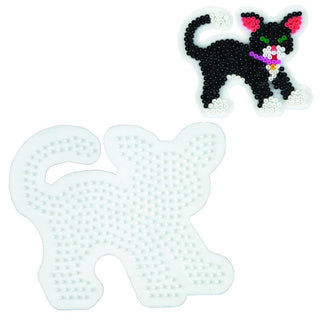 Load image into Gallery viewer, Hama strijkkralen grondplaat kat wit | 5 stuks