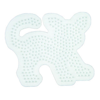 Load image into Gallery viewer, Hama strijkkralen grondplaat kat wit | 5 stuks