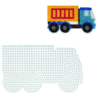 Load image into Gallery viewer, Hama strijkkralen grondplaat truck wit | 5 stuks