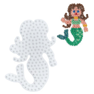 Load image into Gallery viewer, Hama strijkkralen grondplaat zeemeermin wit | 5 stuks