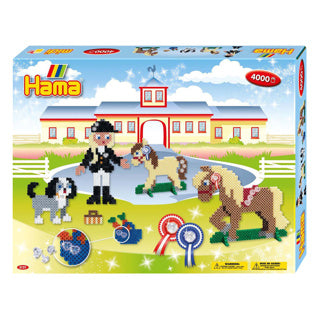 Load image into Gallery viewer, Hama strijkkralen set paardenshow 4000 delig