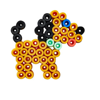 Load image into Gallery viewer, Hama maxi strijkkralen hond 100 stuks | 5 stuks