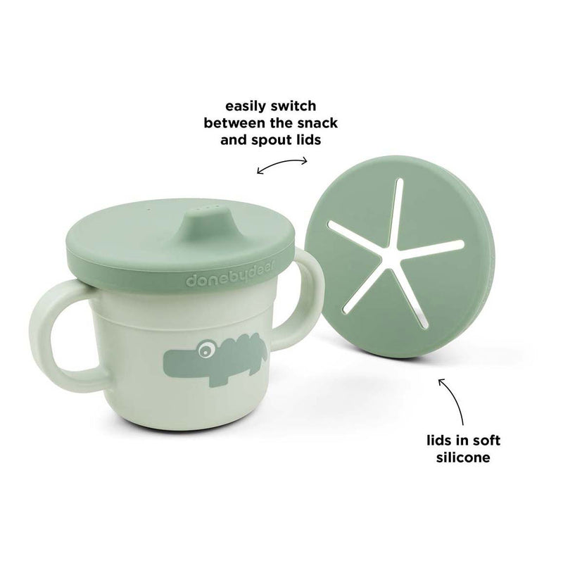 Load image into Gallery viewer, Done by deer snack tuitbeker croco groen, 215ml