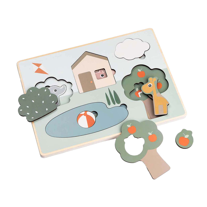 Load image into Gallery viewer, Done by deer houten laagjespuzzel, 10st.