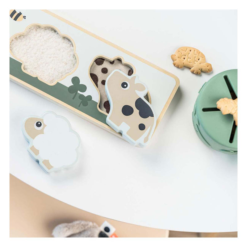 Load image into Gallery viewer, Done by deer sensorische puzzel kleine boerderij, 3st.