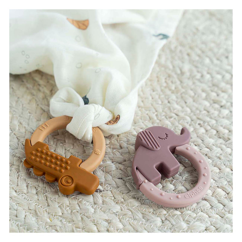 Load image into Gallery viewer, Done by deer bijtring deer friends mosterd roze, 2st.