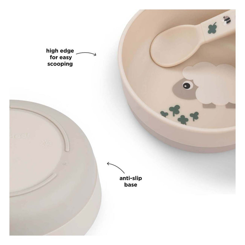 Load image into Gallery viewer, Done by deer eetschaaltje kleine boerderij beige