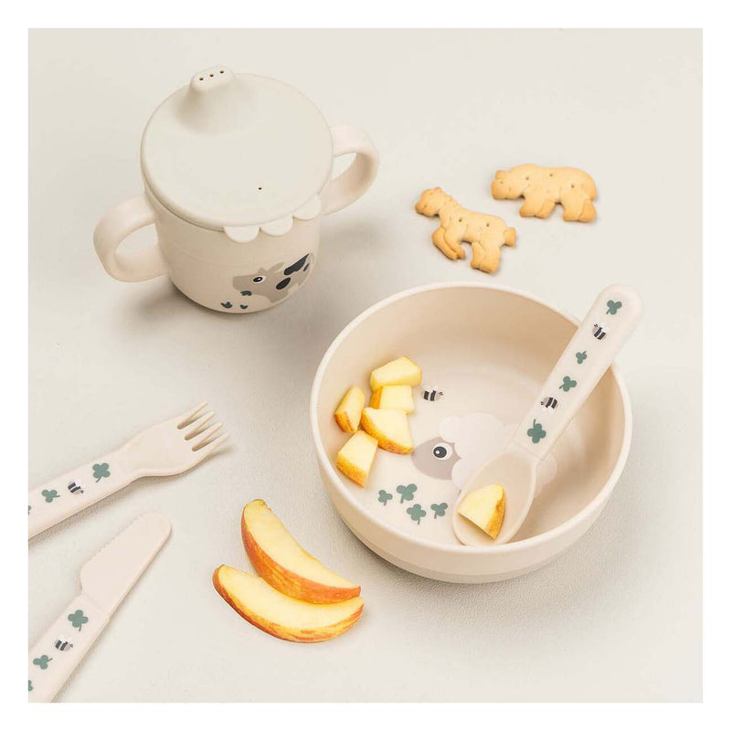 Load image into Gallery viewer, Done by deer eetschaaltje kleine boerderij beige