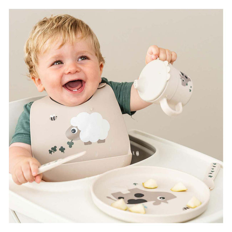 Load image into Gallery viewer, Done by deer kinderbord kleine boerderij beige