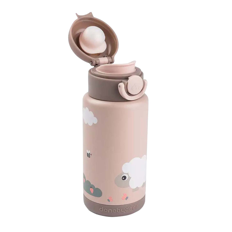 Load image into Gallery viewer, Done by deer geïsoleerde drinkfles tiny farm - roze