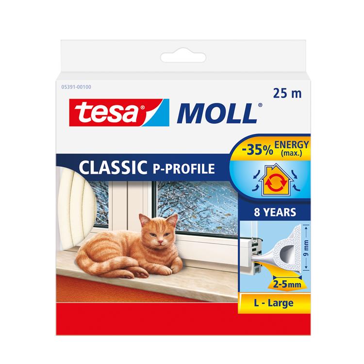 Load image into Gallery viewer, Tochtstrip tesa wit 60 mm x 185 mm x 230 mm