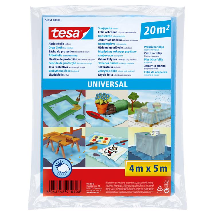 Load image into Gallery viewer, Tesa 1004690 - afdekfolie univ. 4mx5m | 10 stuks