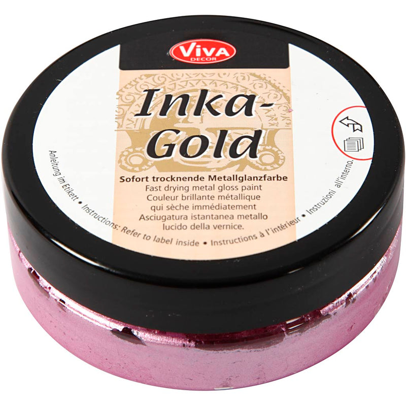 Load image into Gallery viewer, Creativ company https: www.cchobby.nl inka-gold-magenta-50-ml-1-doosje