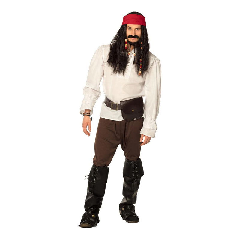 Load image into Gallery viewer, Boland pruik tobias met bandana, snor en baard