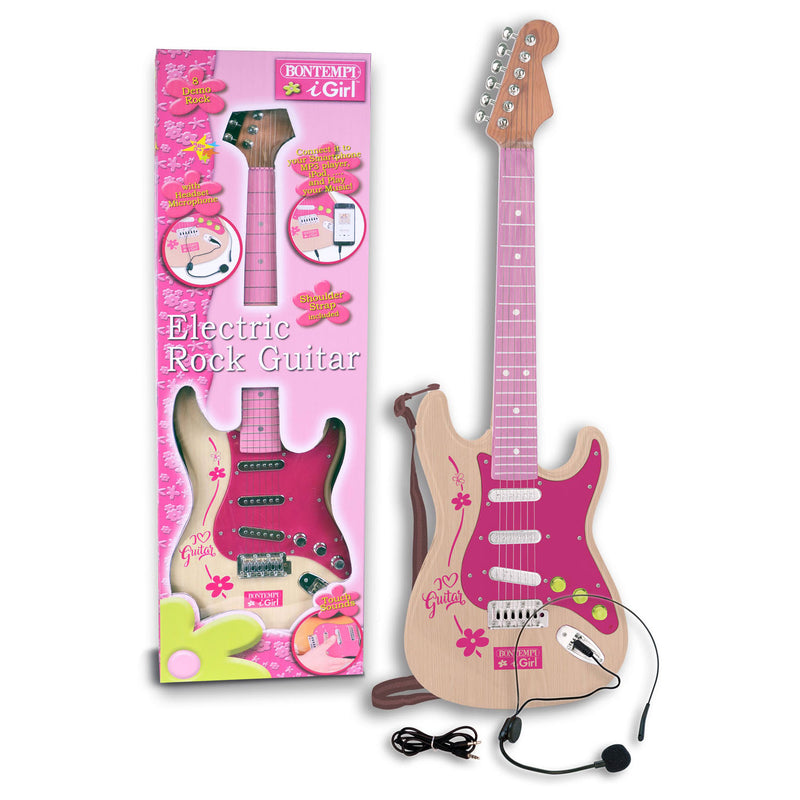 Load image into Gallery viewer, Bontempi Elektrische Gitaar Roze