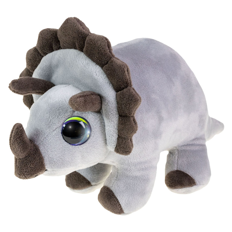 Load image into Gallery viewer, Lumo stars knuffel - dino triceratops, 15cm