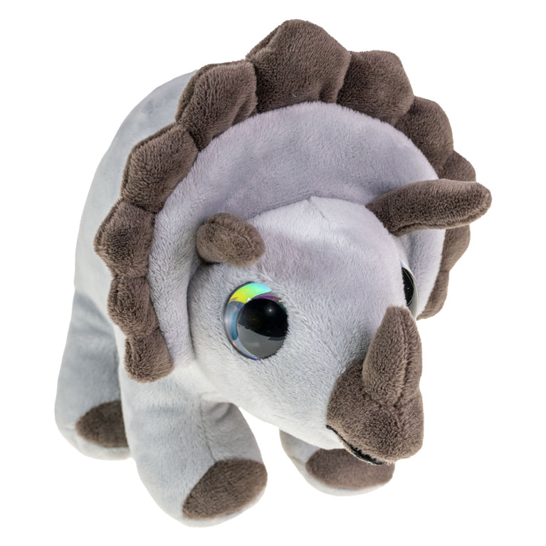 Load image into Gallery viewer, Lumo stars knuffel - dino triceratops, 15cm