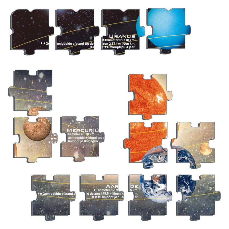 Load image into Gallery viewer, Selecta larsen legpuzzel het zonnestelsel, 70st.