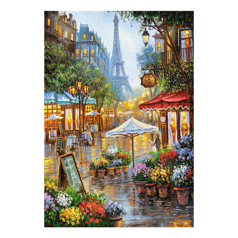 Load image into Gallery viewer, Castorland spring flowers paris – puzzel – 1.000 stukjes – satijnen afwerking – perfecte pasvorm – europese kwaliteit