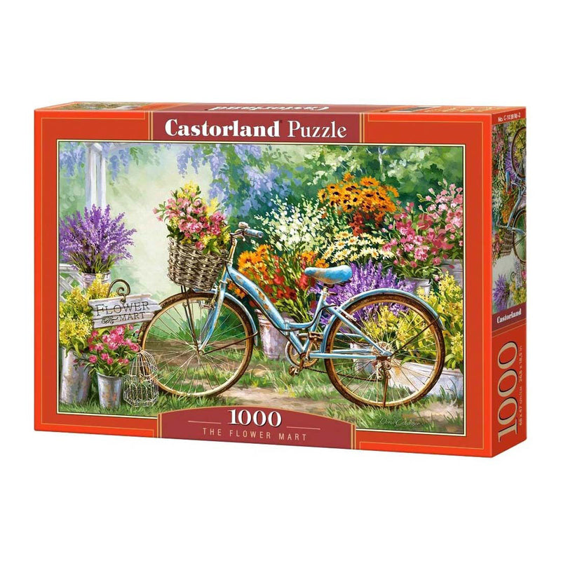 Load image into Gallery viewer, Castorland legpuzzel the flower mart, 1000st.